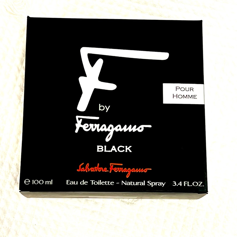 New in Box F-Black by Salvatore Ferragamo 100ML